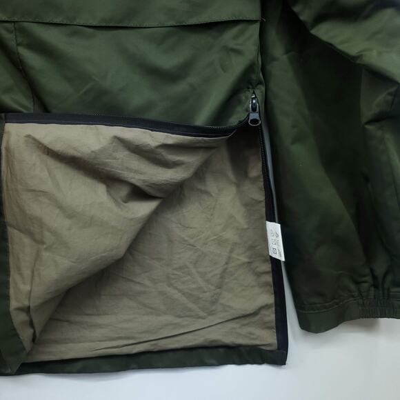 Killion Anorak Windbreaker Jacket Mens Large Olive Half Zip Pockets Long Sleeve - Picture 5 of 11